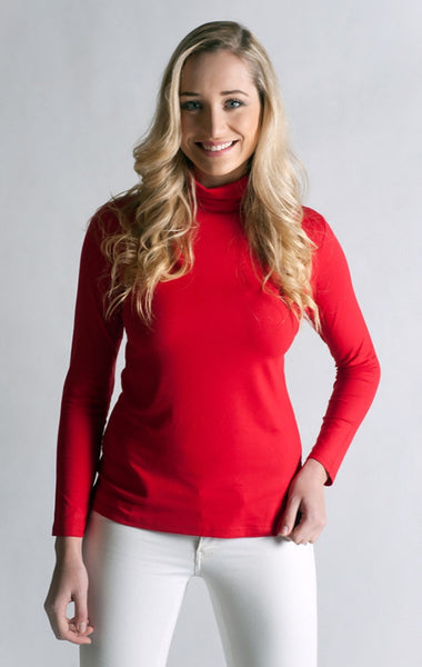 Skivvy Long Sleeve Turtle Neck CHOCOLATE BROWN QUAZI Fashion