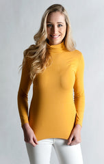 #Skivvy, Long Sleeve, Turtle Neck- RED