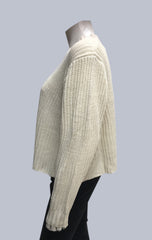 Turtle neck box jumper - Ecru