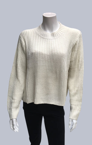 Turtle neck box jumper - Ecru